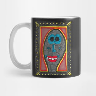 Happy Man with Red Lips Mug